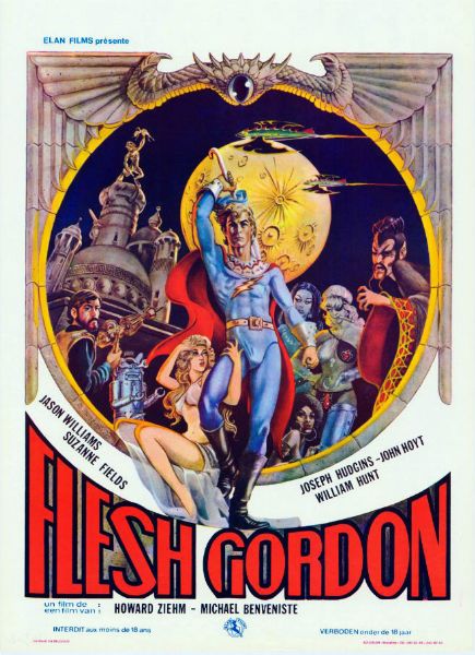 Repro 30x40cm - FLESH GORDON - Belge