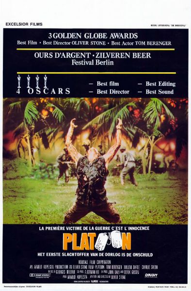 Repro 30x40cm - PLATOON - Belge