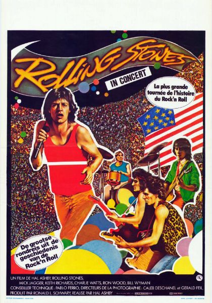 Repro 30x40cm - ROLLING STONES - Belge