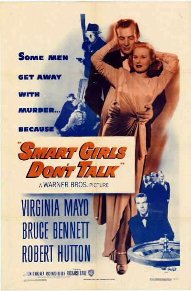 Repro 30x40cm - SMART GIRL DON'T TALK - U.S.