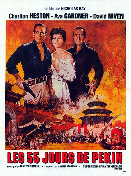 Affiche - 55 JOURS DE PEKIN (les) - 120x160cm B