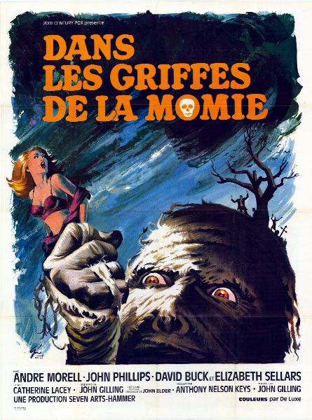 Affiche - DANS LES GRIFFES DE LA MOMIE - 120x160cm