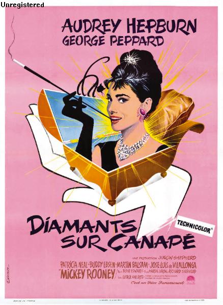 Repro 30x40cm - DIAMANTS SUR CANAPE - Française