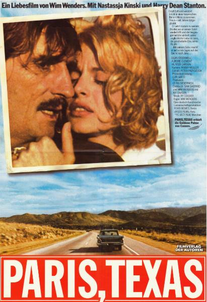 Repro 30x40cm - PARIS, TEXAS - Allemande