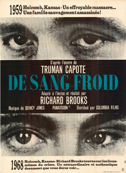 Repro 30x40cm - DE SANG FROID - Française