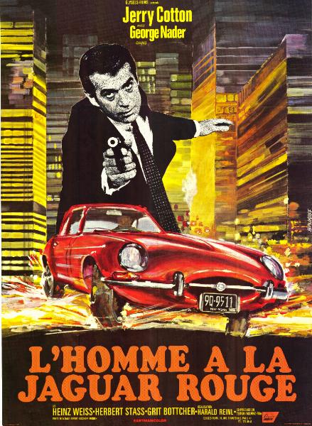 Affiche - HOMME A LA JAGUAR ROUGE (l') - 120x160cm