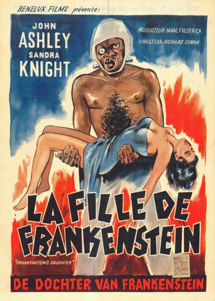Repro 30x40cm - FILLE DE FRANKENSTEIN (la) - Belge