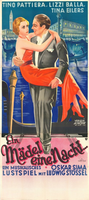 Repro 30x40cm - NACHT IN VENEDIG (eine) - Autrichienne