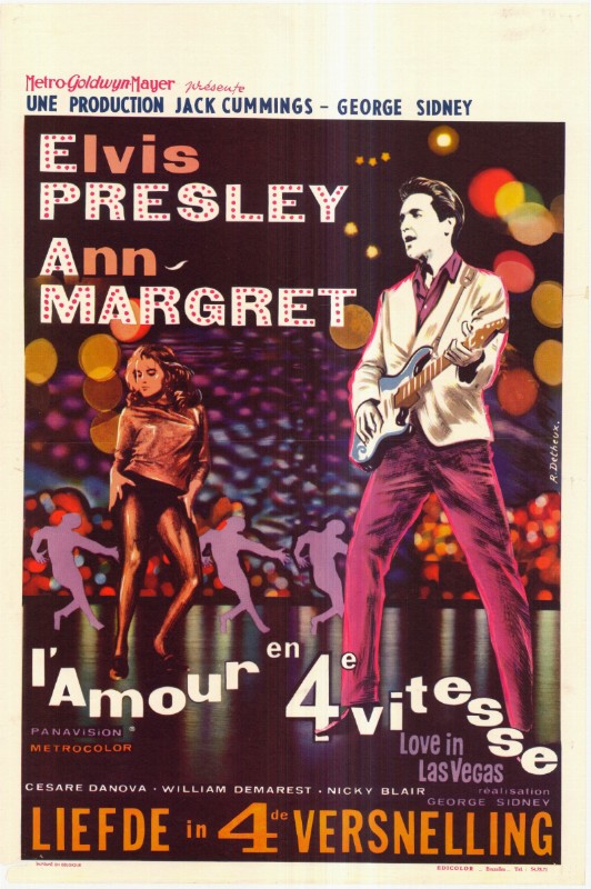 Repro 30x40cm - AMOUR EN QUATRIEME VITESSE (l') - Belge