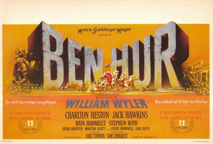 Repro 30x40cm - BEN HUR - Belge