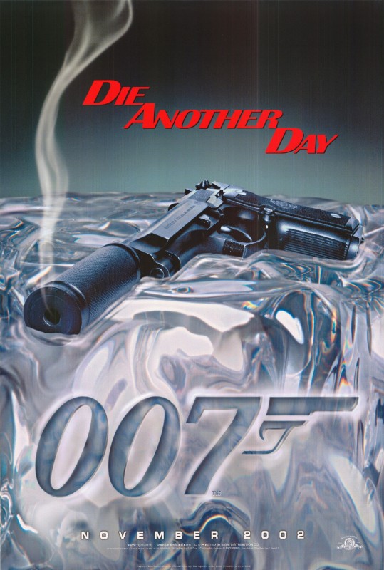 Repro 30x40cm - DIE ANOTHER DAY - U.S.