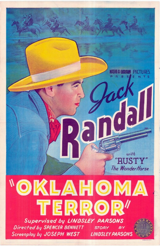 Repro 30x40cm - OKLAHOMA TERROR - U.S.