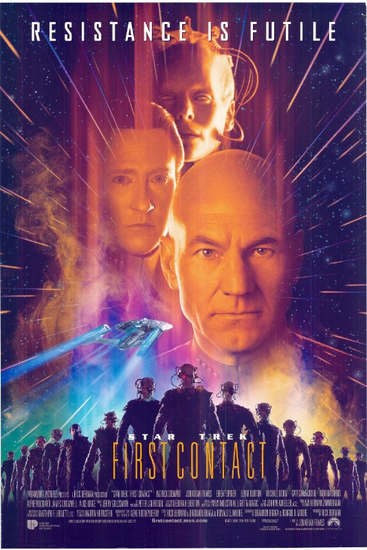 Repro 30x40cm - STAR TREK 7 - PREMIER CONTACT - U.S.
