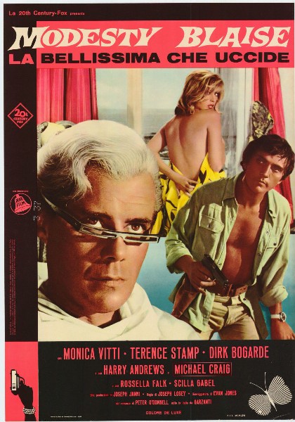 Repro 30x40cm - MODESTY BLAISE - Italienne D