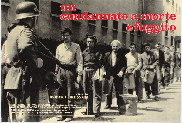 Repro 30x40cm - UN CONDAMNE A MORT S'EST ECHAPPE - Italienne