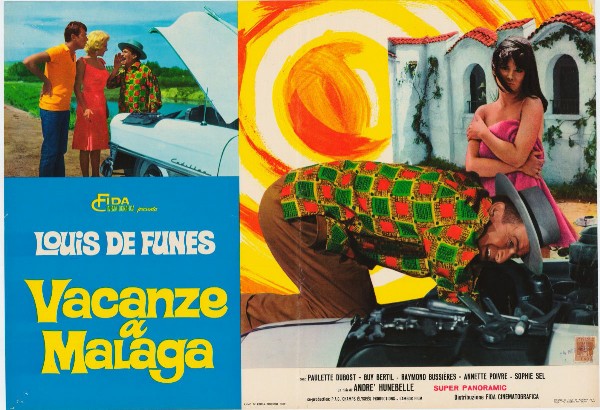 Affiche - TAXI, ROULOTTE ET CORRIDA - 47x66cm C