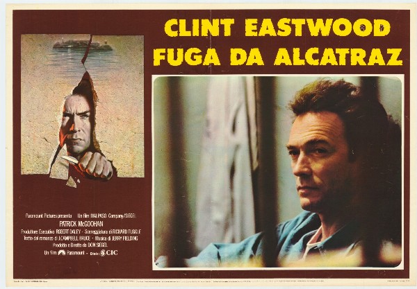 Repro 30x40cm - EVADE D'ALCATRAZ (l') - Italienne