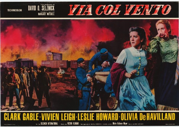 Affiche - AUTANT EN EMPORTE LE VENT - Ressortie 47x66cm