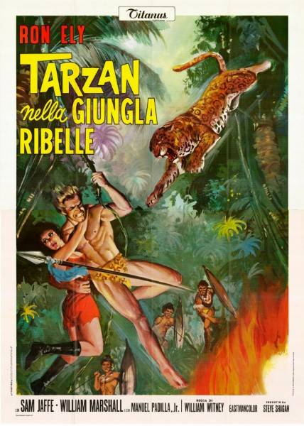 Affiche - TARZAN'S JUNGLE REBELLION - 140x200cm