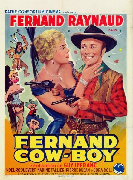 Repro 30x40cm - FERNAND COW-BOY - Belge