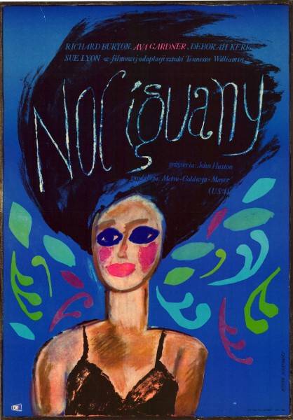 Repro 30x40cm - NUIT DE L'IGUANE (la) -