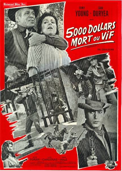 Affiche - 5000 DOLLARS MORT OU VIF - 60x80cm