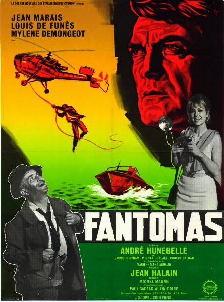 Repro 30x40cm - FANTOMAS - Française