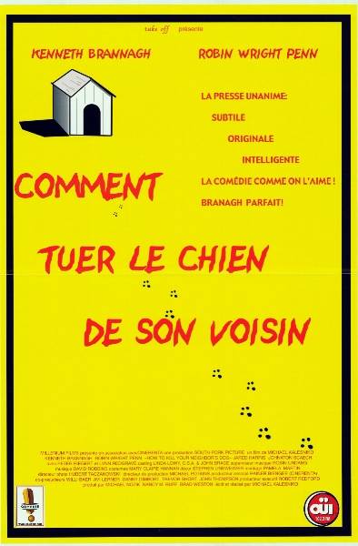 Affiche - COMMENT TUER LE CHIEN DE SON VOISIN - 40x55cm
