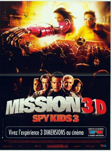 Affiche - SPY KIDS 3 : MISSION 3D - 40x55cm