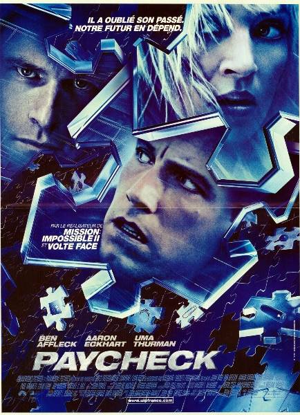 Affiche - PAYCHECK - 40x55cm