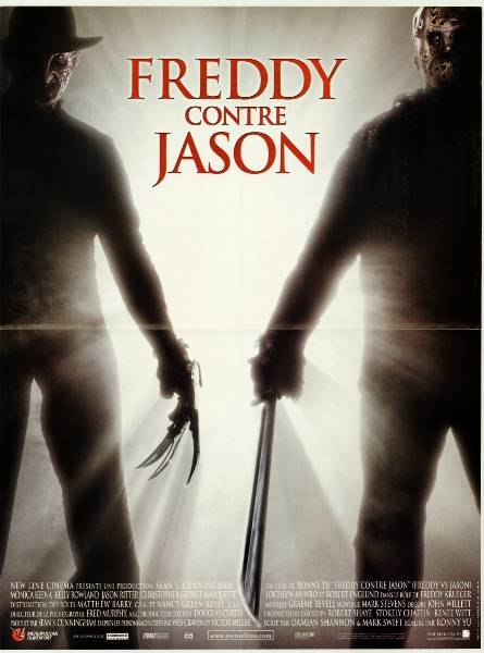Affiche - FREDDY CONTRE JASON - 40x55cm
