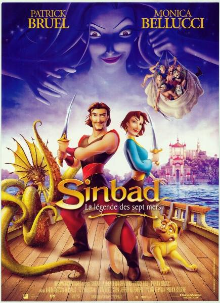 Affiche - SINBAD : LA LEGENDE DES SEPT MERS - 40x55cm