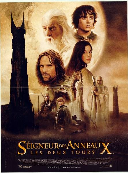 Affiche - SEIGNEUR DES ANNEAUX : les deux tours (Le) - 40x55cm
