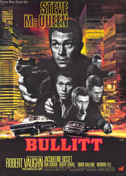 Repro 30x40cm - BULLITT - Française