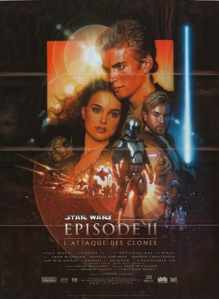 Affiche - STAR WARS : EPISODE II - L'ATTAQUE DES CLONES - 120x160cm