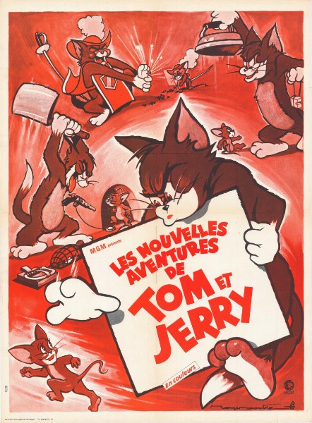 Affiche - NOUVELLES AVENTURES DE TOM ET JERRY - 60x80cm