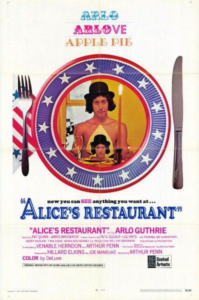 Repro 30x40cm - ALICE'S RESTAURANT - U.S.