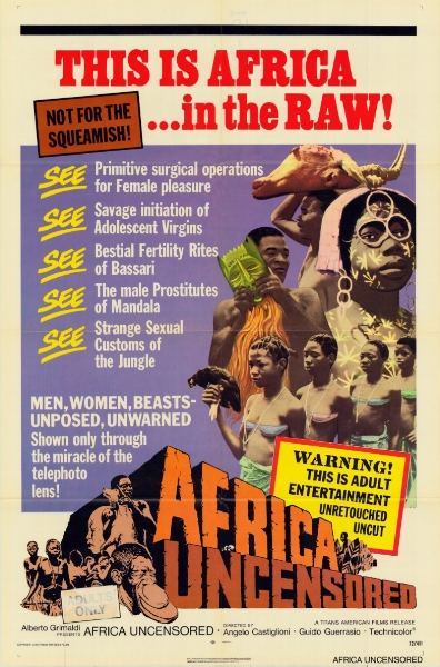 Repro 30x40cm - AFRICA UNCENSORED - U.S.