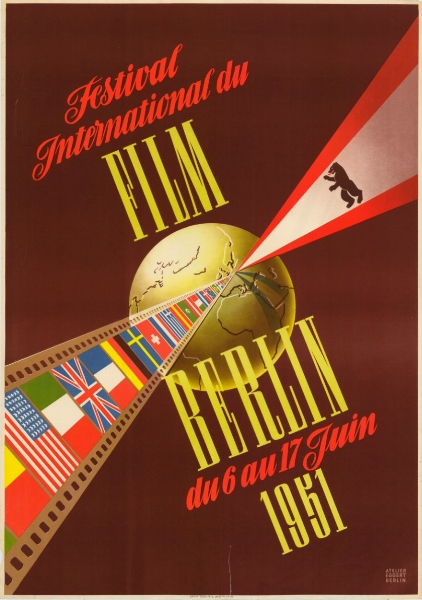 Repro 30x40cm - FESTIVAL DE BERLIN 1952 - Allemande