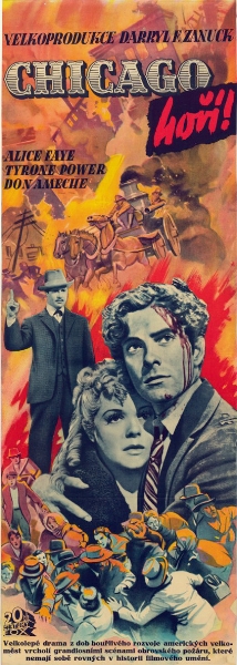 Affiche - INCENDIE DE CHICAGO (l') - 33x71cm