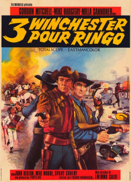Affiche - TROIS WINCHESTER POUR RINGO - 40x55cm