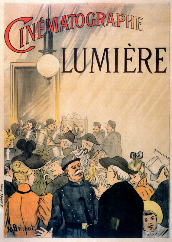Repro 30x40cm - CINEMATOGRAPHE LUMIERE - Française