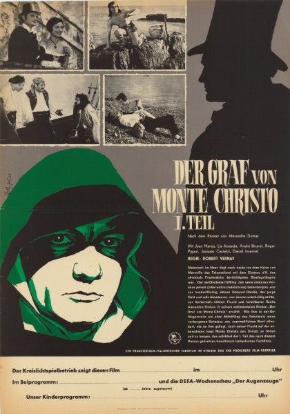 Affiche - COMTE DE MONTE-CRISTO (le) - 40x55cm B