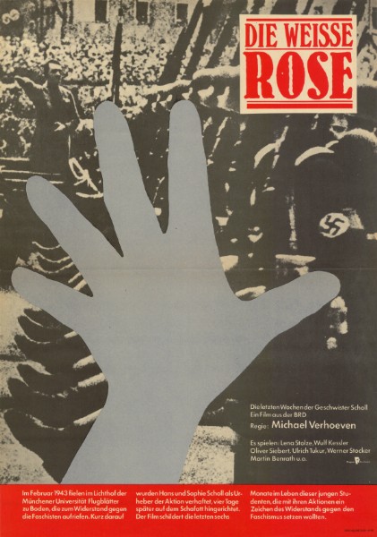 Repro 30x40cm - WEISSE ROSE (die) - R.D.A.