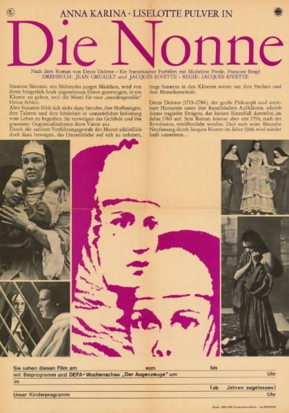 Affiche - RELIGIEUSE (la) - 40x55cm