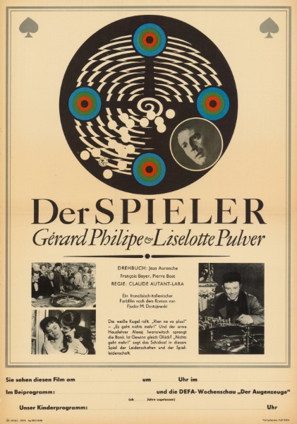 Affiche - JOUEUR (le) - 40x55cm B