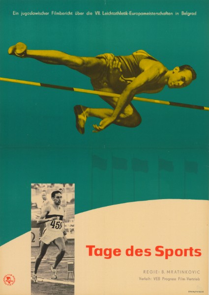Repro 30x40cm - TAGE DES SPORTS - R.D.A.