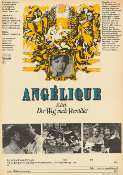 Repro 30x40cm - MERVEILLEUSE ANGELIQUE - R.D.A.
