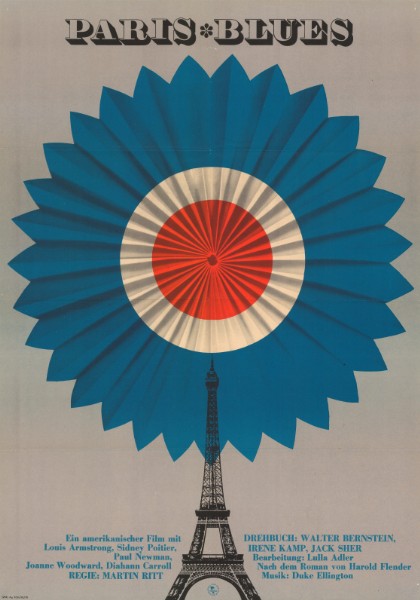 Repro 30x40cm - PARIS BLUES - R.D.A.