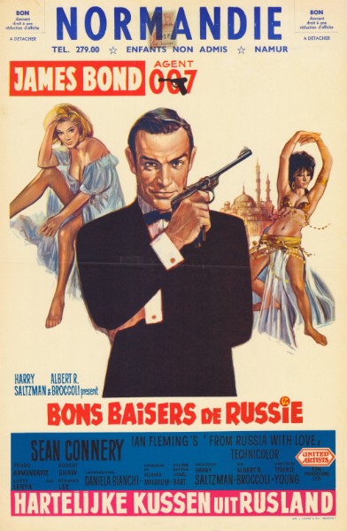 Repro 30x40cm - BONS BAISERS DE RUSSIE - Belge B